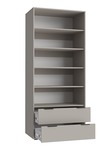 Шкаф Оптима ОП-26 глиняный серый/риолит