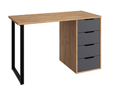 Стол С-400 дуб крафт золотой/графит