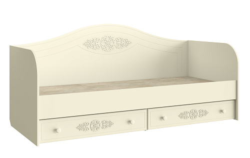 Кровать Ассоль плюс АС-10 (2000х800) ваниль