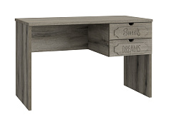 Стол письменный ДримСтар ДС-6 дуб эвок/дуб сонома темный
