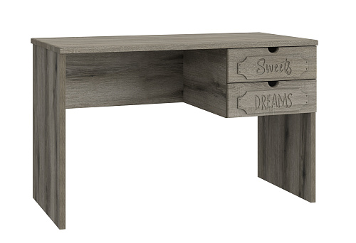 Стол письменный ДримСтар ДС-6 дуб эвок/дуб сонома темный