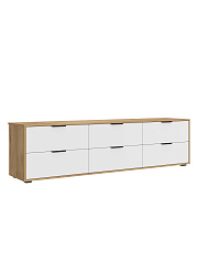 Тумба Оптима ОП-24 дуб крафт золотой/меренга