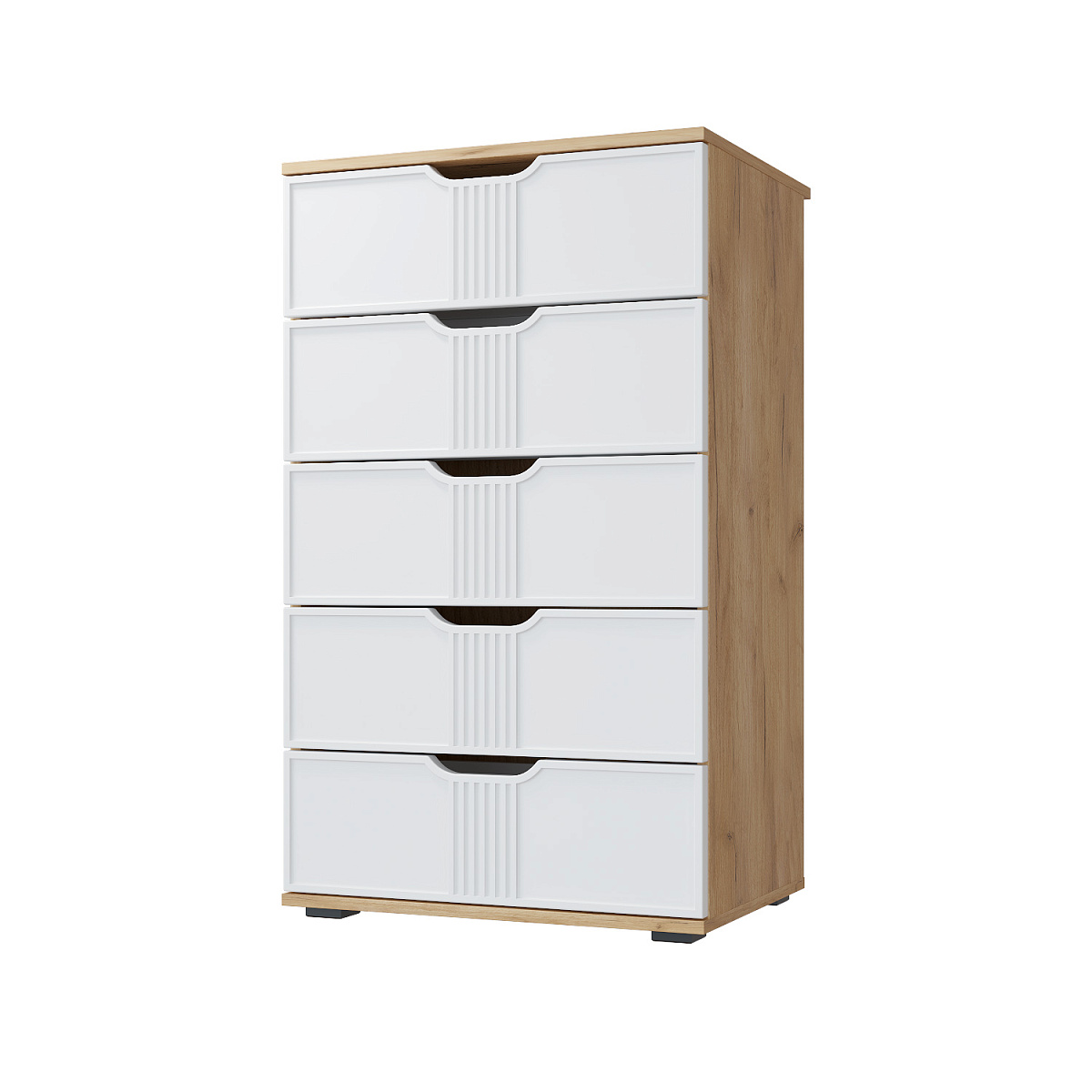 Комплект мебели для спальни Эмилия ЭЛ-006 дуб крафт золотой/меренга