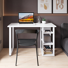 Стол С-611 (1200х600) белый структурный 