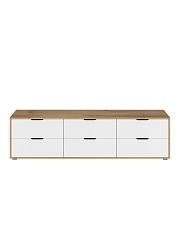 Тумба Оптима ОП-24 дуб крафт золотой/меренга