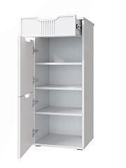 Тумба Эмилия ЭЛ-3 белый структурный/меренга