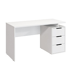 Стол С-407 белый структурный/меренга (1350*600)