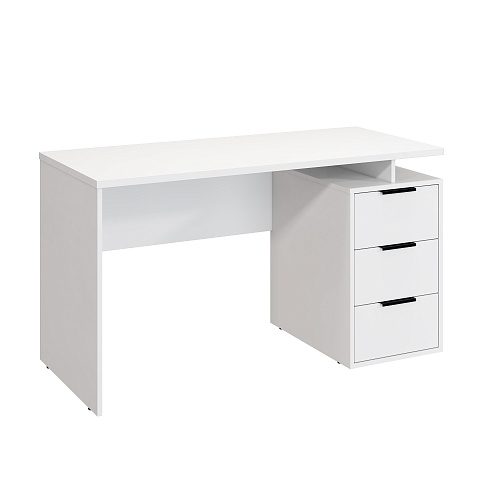 Стол С-407 белый структурный/меренга (1350*600)