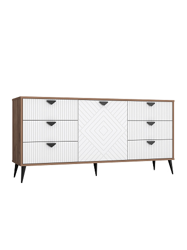 Комод Астрид АР-03 дуб крафт табачный/бланж