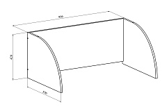 Надстройка ОФ-40 венге