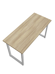 Стол С-600 блэквуд ячменный/каркас белый (1350х600)