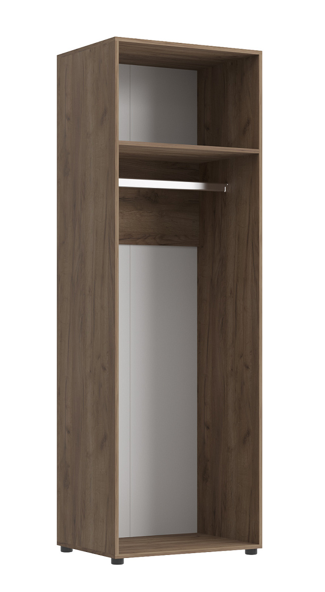 Шкаф платяной ОФ-31К дуб крафт табачный