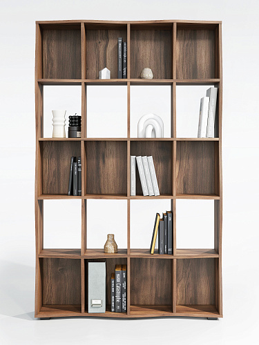 Стеллаж Контемпо КТ-01 дуб барокко янтарный