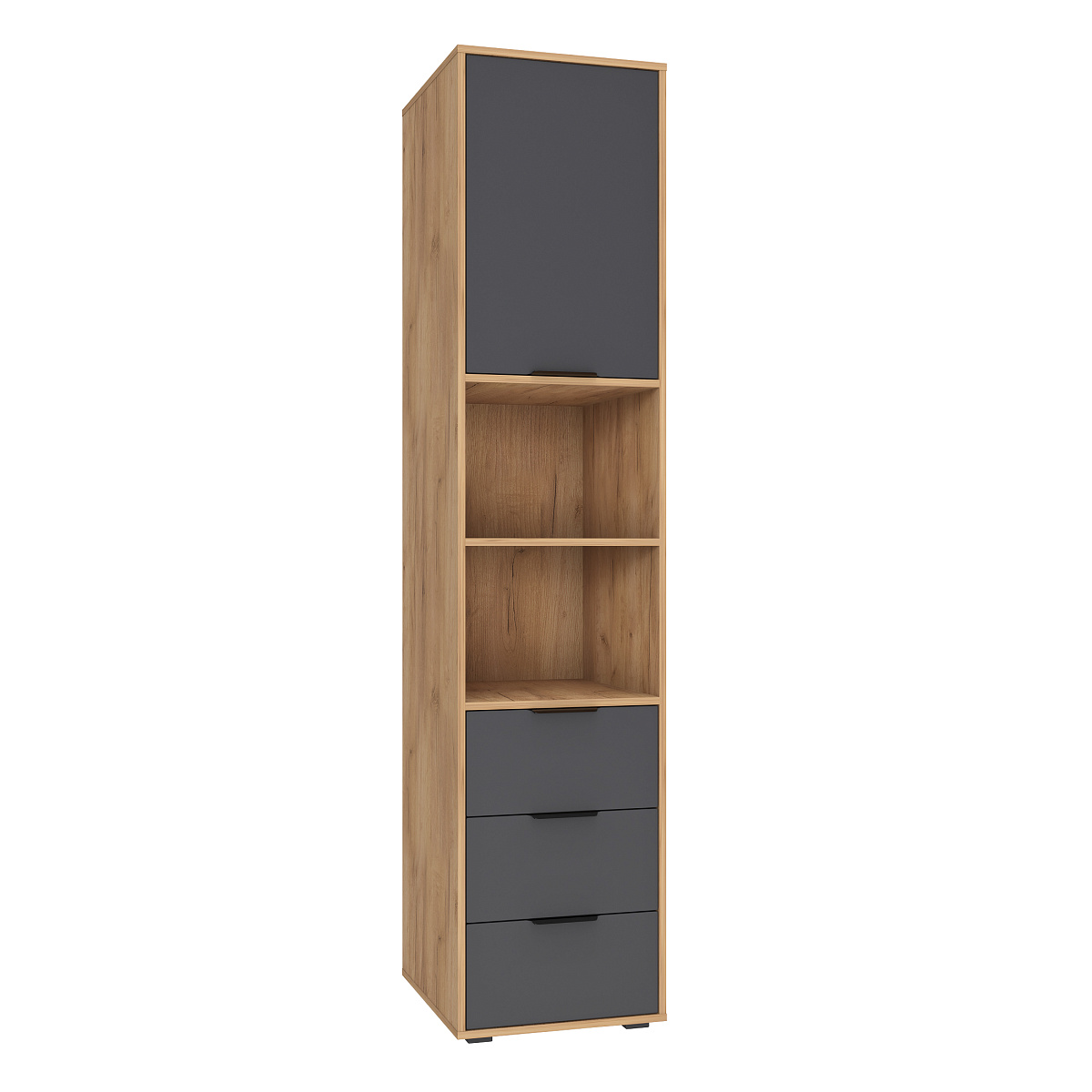 Пенал Оптима ОП-03 дуб крафт золотой/графит