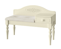 Банкетка Ассоль плюс АС-41  (ящик справа) ваниль