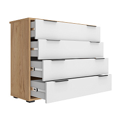 Комод Оптима ОП-04 дуб крафт золотой/меренга