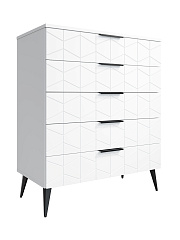 Комод Контемпо КТ-03 белый бриллиант/бланж