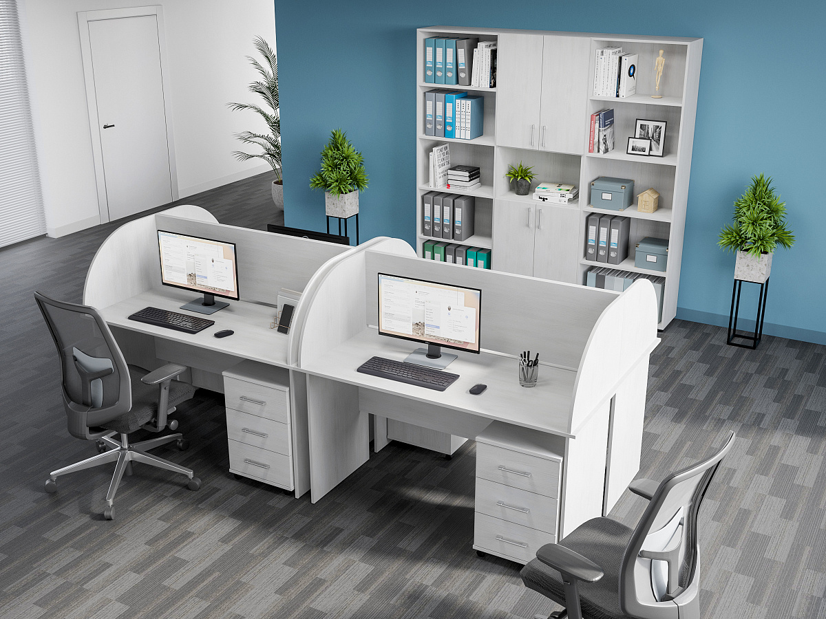 Шкаф-пенал ОФ-301К северное дерево светлое