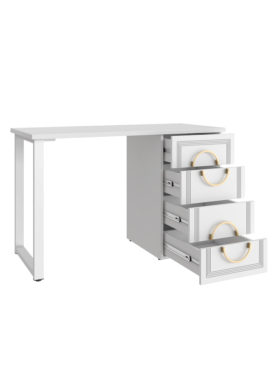 Стол Оливия ОЛ-10 белый бриллиант/бланж