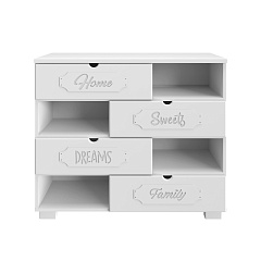 Комод ДримСтар ДС-10 белое дерево