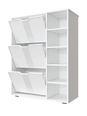 Тумба Эмилия ЭЛ-42 белый структурный/меренга