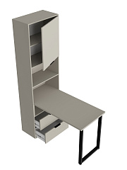 Стол рабочий Оптима ОП-20 глиняный серый/риолит