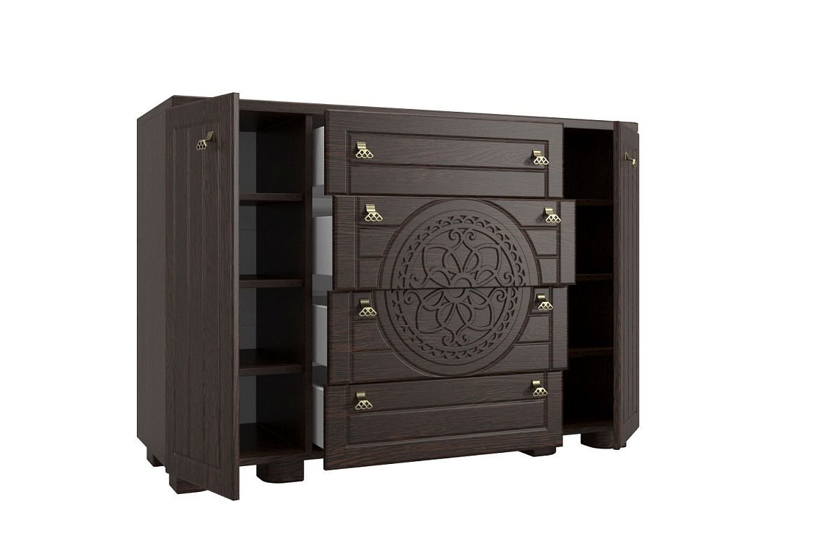 Комод «Монблан» МБ-36К венге/орех шоколадный