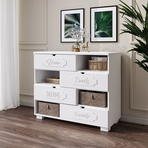 Комод ДримСтар ДС-10 белое дерево