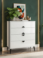 Комод Астрид АР-02 белый бриллиант/бланж