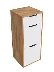 Тумба Оптима ОП-08 дуб крафт золотой/меренга