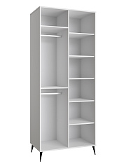 Шкаф для одежды Астрид АР-01 белый бриллиант/бланж