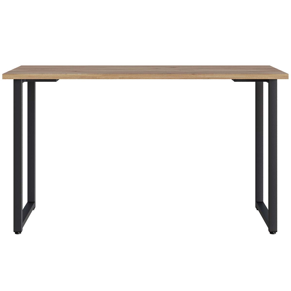 Стол С-600 дуб крафт золотой/каркас черный (1350х600)