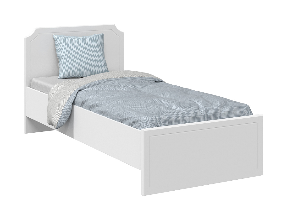 Кровать ДримСтар ДС-50 (900х2000) белое дерево