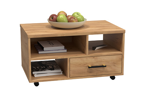 Стол журнальный Виктория ВИ-60 дуб крафт золотой