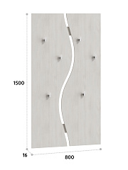 Вешалка Агата АТ-6 северное дерево светлое