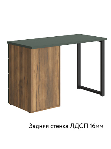 Стол Оливия ОЛ-10 дуб барокко янтарный/неаполь/каркас черный