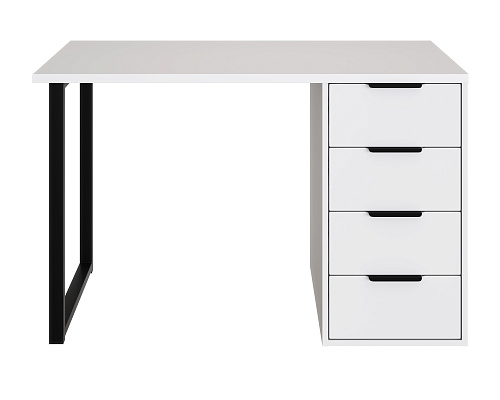 Стол С-400 белый структурный/меренга