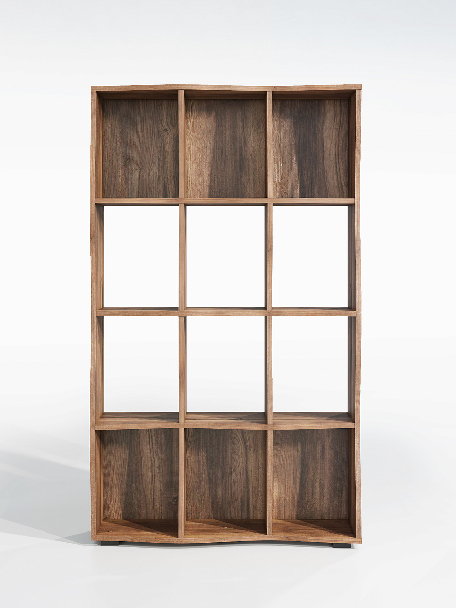 Стеллаж Контемпо КТ-02 дуб барокко янтарный