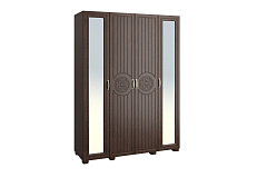 Шкаф «Монблан» МБ-25К комбинированный венге/орех шоколадный