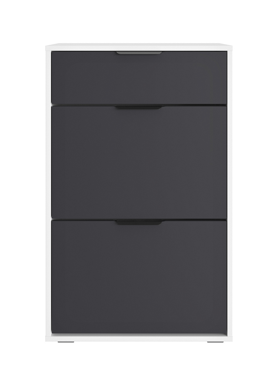 Тумба Оптима ОП-09 белый структурный/графит