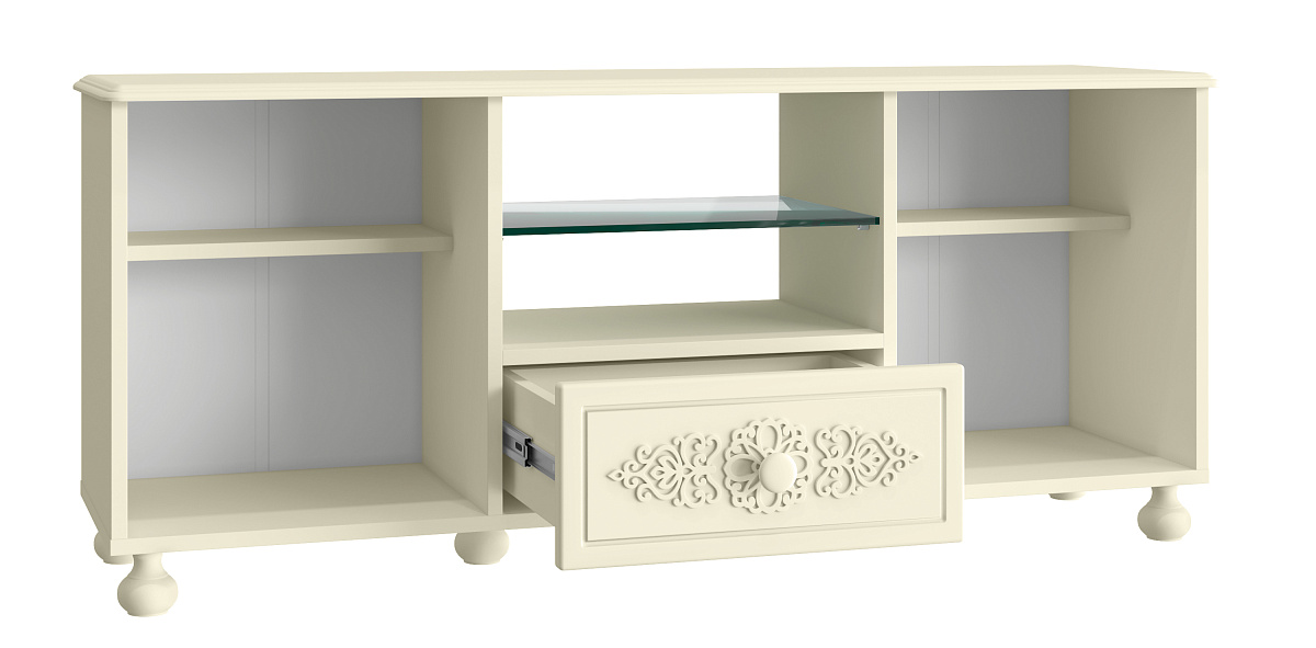 Тумба под ТВ Ассоль плюс АС-13 ваниль