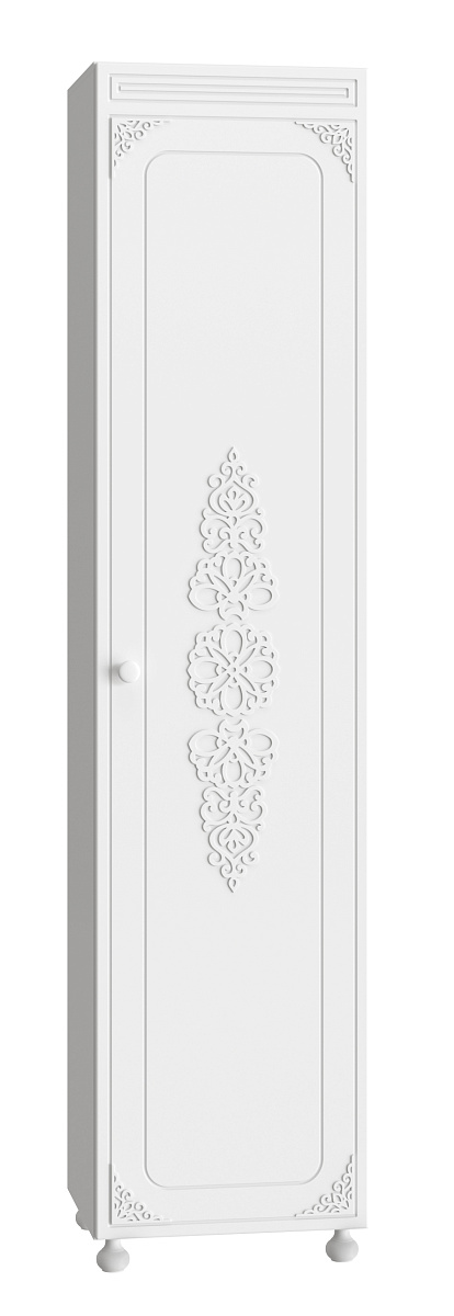 Шкаф Ассоль АС-531К (правый) белое дерево