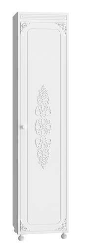 Шкаф Ассоль АС-531К (правый) белое дерево