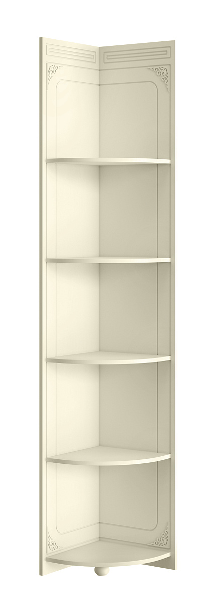 Стеллаж угловой Ассоль плюс АС-54 ваниль