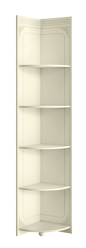 Стеллаж угловой Ассоль плюс АС-54 ваниль