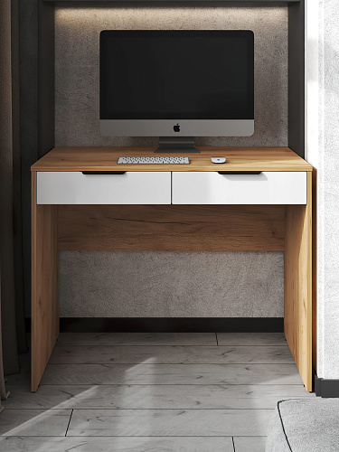 Стол Оптима ОП-19 дуб крафт золотой/меренга