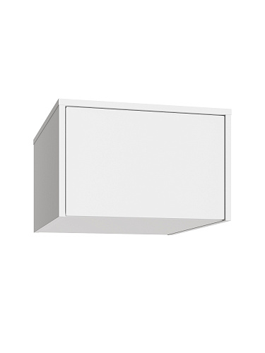 Антресоль Оптима ОП-10 белый структурный/меренга