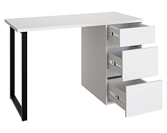 Стол С-401 белый структурный/меренга