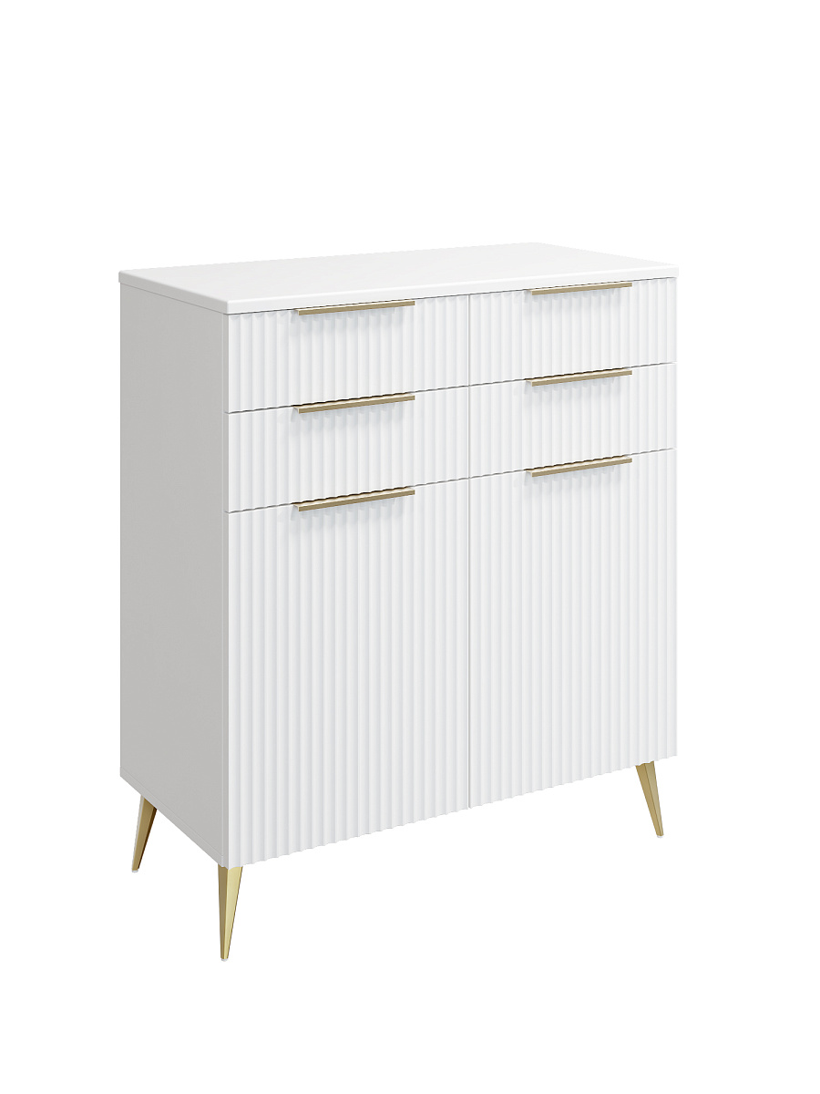 Комод Афина АФ-06 белый бриллиант/бланж