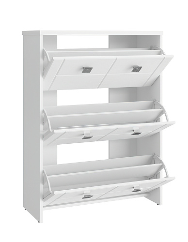 Шкаф под обувь Изабель ИЗ-55К белое дерево